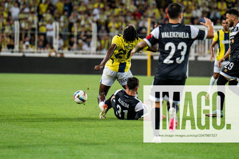 Fenerbahce v Lugano UEFA Champions League Second Qualifying Round Bright Osayi-Samuel of Fenerbahce in action during the match. Fenerbahce and Lugano faced each other in the UEFA Champions League second qualifying round second leg, the match took place at Sukru Saracoglu Stadium on July 30, 2024 Istanbul Istanbul Turkey