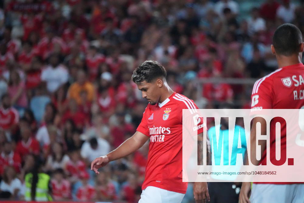 Marcos Leonardo of Lisboa e Benfica in action during the Algarve Trophy 2024 football match between Sport Lisboa e Benfica v Fulham Football Club at Algarve Stadium.