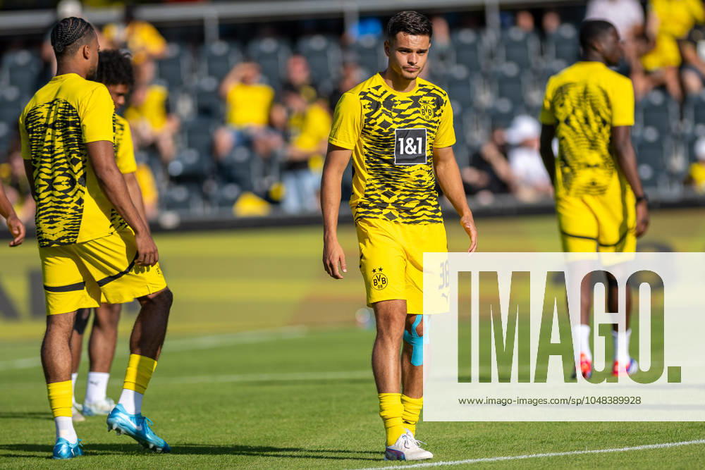 Testspiel, Saison 2024 2025, Borussia Moenchengladbach - FC Villareal in Altach. Kjell Arik Waetjen (Borussia Dortmund, 38) ist enttaeuscht nach seiner Verletzung. Foto: Kirchner-Media DI