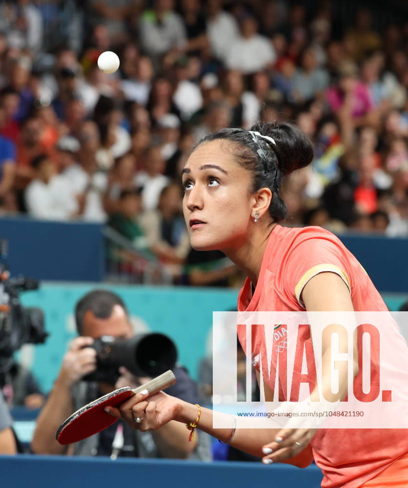 Sports News 2024 Paris Olympics 2024: Table tennis, Tischtennis Women Team Singles Qr Finals Germany won by 3-1 indias Manika Batra facing KAUFMANN - GER Porte Maillot Main Media Centre France