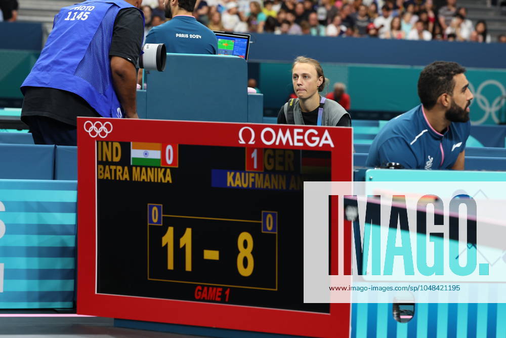 Sports News 2024 Paris Olympics 2024: Table tennis, Tischtennis Women Team Singles Qr Finals Germany won by 3-1 Porte Maillot Main Media Centre France