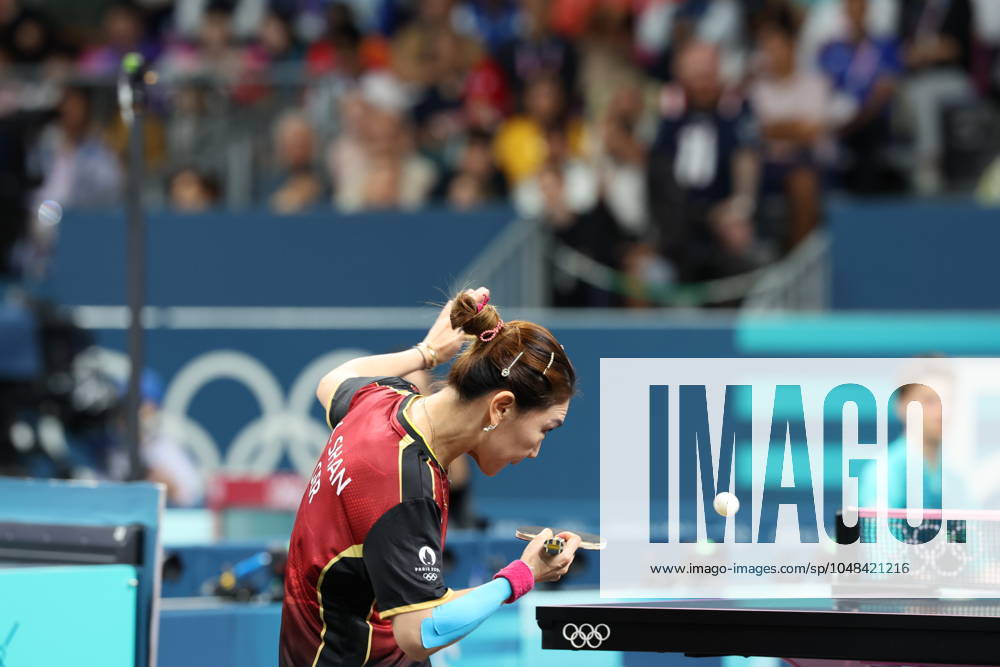Sports News 2024 Paris Olympics 2024: Table tennis, Tischtennis Women Team Singles Qr Finals Germany won by 3-1 Porte Maillot Main Media Centre France