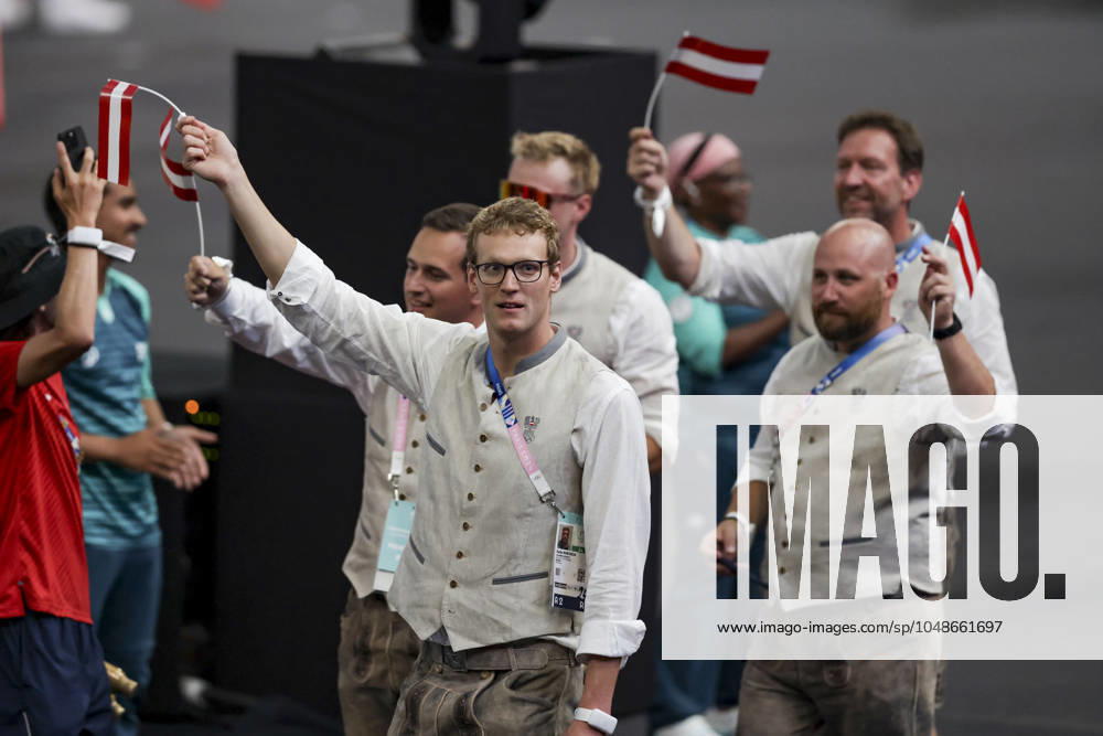 OLYMPICS - Olympic Summer Games 2024 PARIS,FRANCE,11.AUG.24 - OLYMPICS - Olympic Summer Games Paris 2024, closing ceremony. Image shows Felix Auboeck (AUT). GEPAxpictures xPatrickxSteiner