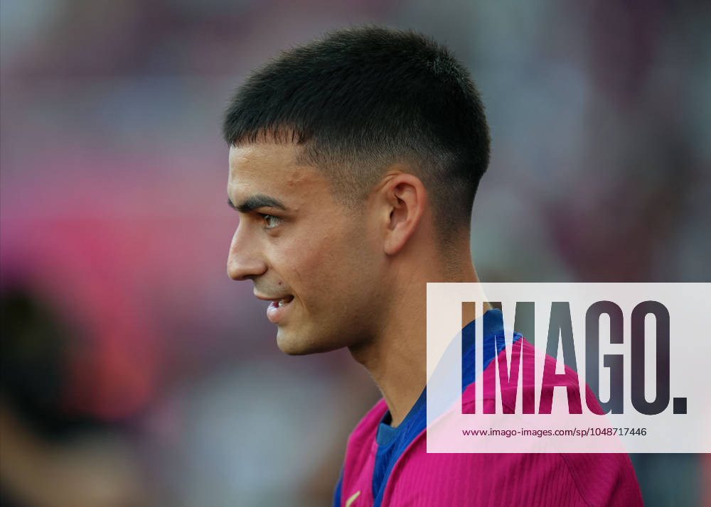 ESP: FC Barcelona, Barca v AS Monaco. Joan Gamper Trophy. Pedro Gonzalez Pedri of FC Barcelona during the Joan Gamper Trophy match between FC Barcelona and AS Monaco FC played at Luis Companys Stadium on August, 2024 in Barcelona Spain. kpng