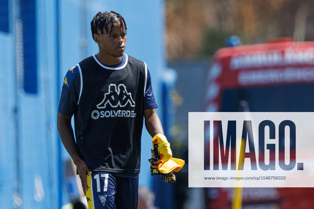 Fabricio Garcia during Liga Portugal game between teams of GD Estoril Praia and CD Santa Clara at Estadio Antonio Coimbra da Mota (Maciej Rogowski) Estoril Estadio Antonio Coimbra Da Mota Portugal