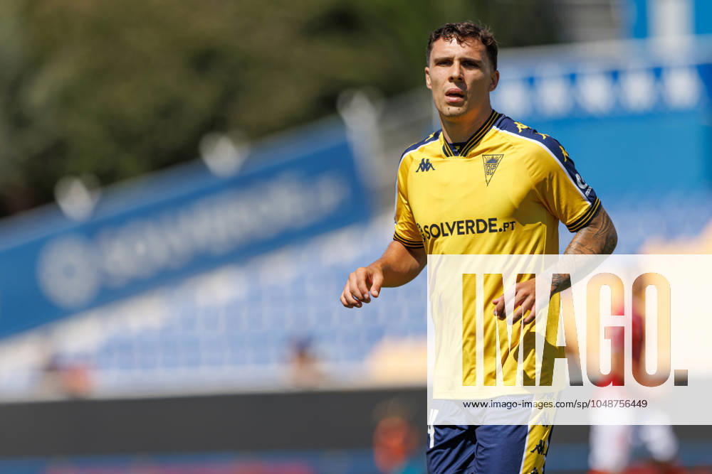 Pedro Amaral during Liga Portugal game between teams of GD Estoril Praia and CD Santa Clara at Estadio Antonio Coimbra da Mota (Maciej Rogowski) Estoril Estadio Antonio Coimbra Da Mota Portugal
