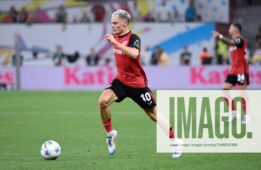 Florian Wirtz (Bayer 04 Leverkusen) 17.08.2024, Fussball Supercup 2024 Finale Bayer 04 Leverkusen - VfB Stuttgart 2:2, 4:3 i.E. Foto: Weis TEAM2 DFL regulations prohibit any use of photographs as image sequences and or quasi-video Leverkusen BayArena Nordrhein Westfalen Deutschland