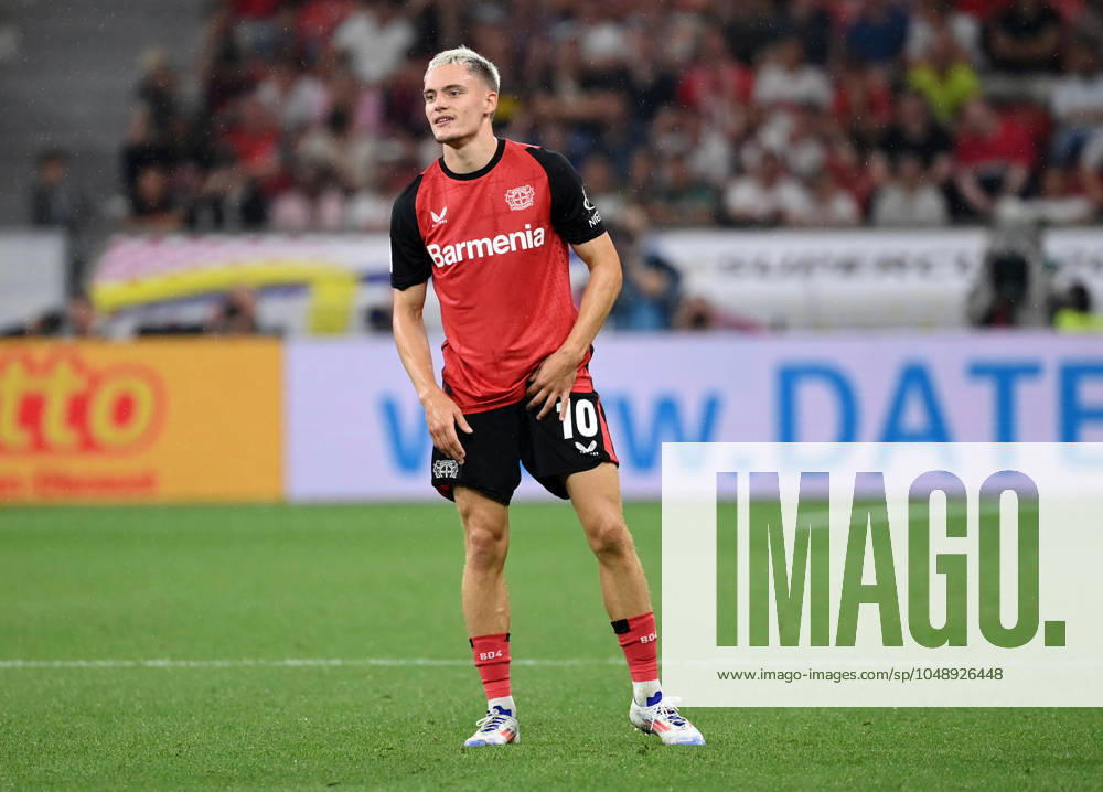 Florian Wirtz (Bayer 04 Leverkusen) 17.08.2024, Fussball Supercup 2024 Finale Bayer 04 Leverkusen - VfB Stuttgart 2:2, 4:3 i.E. Foto: Weis TEAM2 DFL regulations prohibit any use of photographs as image sequences and or quasi-video Leverkusen BayArena Nordrhein Westfalen Deutschland