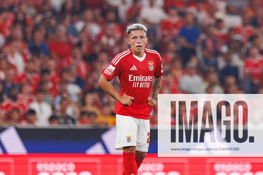 Gianluca Prestianni (SL Benfica) seen in action during Liga Portugal game between teams SL Benfica and Casa Pia AC at Estadio Da Luz SL Benfica won 3-0 Lisbon Portugal - ZUMAs197 20240817_aaa_s197_592