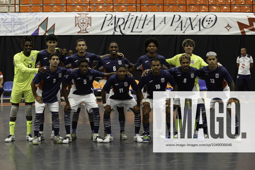 FUTSAL - PORTUGAL x CUBA Viseu (PT) 08 22 2024 - FUTSAL - PORTUGAL x CUBA, players from the Cuba national team, Nationalteam before the match between Portugal x Cuba, in a match valid in preparation for the 2024 Futsal World Championship, WM, Weltmeisterschaft which takes place in Uzbekistan. (Foto: Alexandre Gomes Thenews2 imago images) SPO