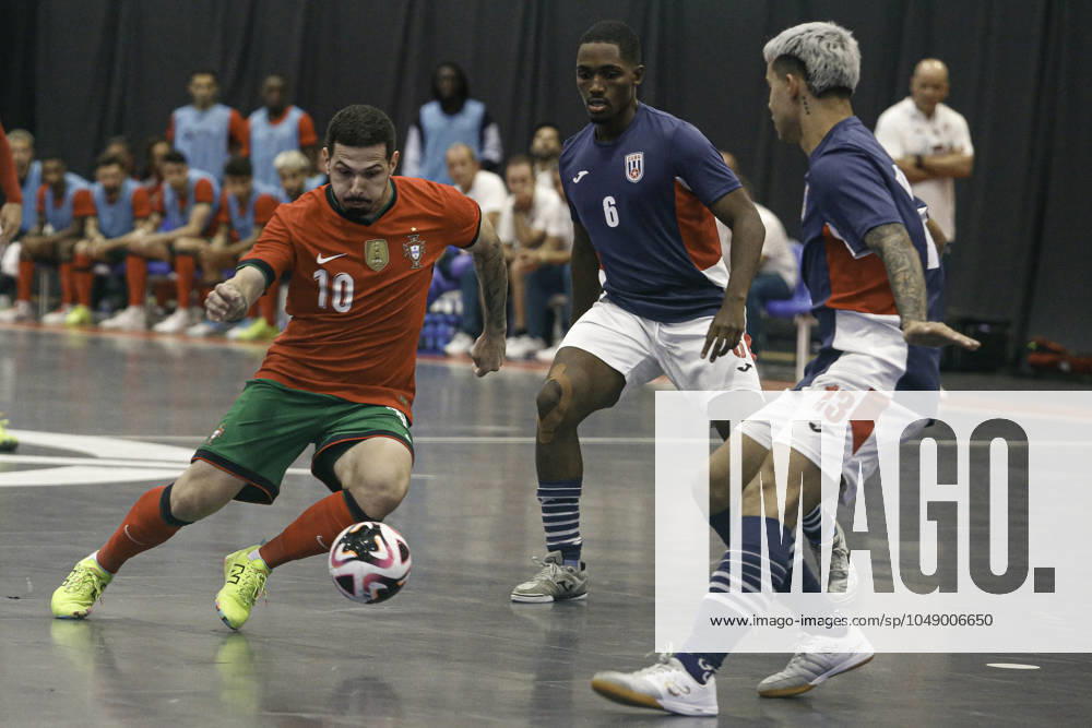 FUTSAL - PORTUGAL x CUBA Viseu (PT) 08 22 2024 - FUTSAL - PORTUGAL x CUBA, Bruno Coelho player of the Portugal national team, Nationalteam during the match between Portugal x Cuba, in a match valid in preparation for the 2024 Futsal World Championship, WM, Weltmeisterschaft which takes place in Uzbekistan. (Foto: Alexandre Gomes Thenews2 imago images) SPO