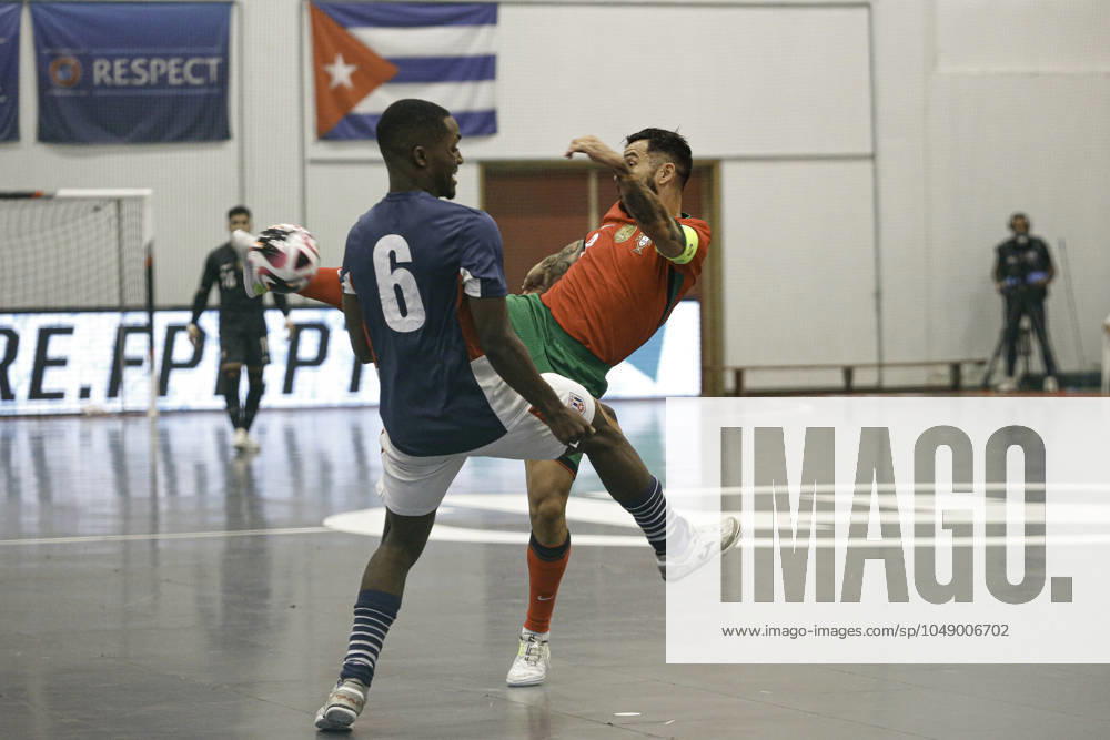 FUTSAL - PORTUGAL x CUBA Viseu (PT) 08 22 2024 - FUTSAL - PORTUGAL x CUBA, Joao MAtos player of the Portugal national team, Nationalteam during the match between Portugal x Cuba, in a match valid in preparation for the 2024 Futsal World Championship, WM, Weltmeisterschaft which takes place in Uzbekistan. (Foto: Alexandre Gomes Thenews2 imago images) SPO