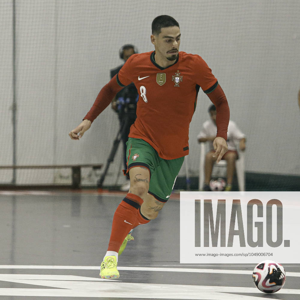 FUTSAL - PORTUGAL x CUBA Viseu (PT) 08 22 2024 - FUTSAL - PORTUGAL x CUBA, Erick player of the Portugal national team, Nationalteam during the match between Portugal x Cuba, in a match valid in preparation for the 2024 Futsal World Championship, WM, Weltmeisterschaft which takes place in Uzbekistan. (Foto: Alexandre Gomes Thenews2 imago images) SPO