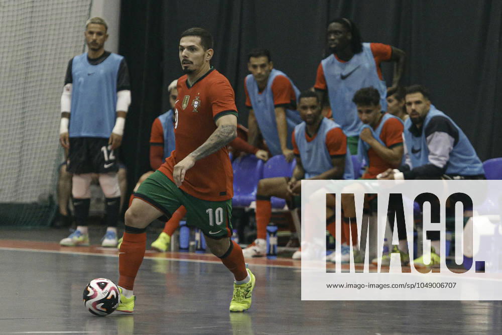 FUTSAL - PORTUGAL x CUBA Viseu (PT) 08 22 2024 - FUTSAL - PORTUGAL x CUBA, Bruno Coelho player of the Portugal national team, Nationalteam during the match between Portugal x Cuba, in a match valid in preparation for the 2024 Futsal World Championship, WM, Weltmeisterschaft which takes place in Uzbekistan. (Foto: Alexandre Gomes Thenews2 imago images) SPO