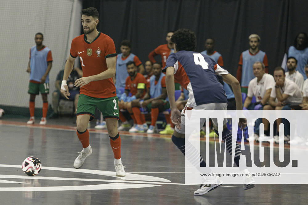 FUTSAL - PORTUGAL x CUBA Viseu (PT) 08 22 2024 - FUTSAL - PORTUGAL x CUBA, Andre Coelho player of the Portugal national team, Nationalteam during the match between Portugal x Cuba, in a match valid in preparation for the 2024 Futsal World Championship, WM, Weltmeisterschaft which takes place in Uzbekistan. (Foto: Alexandre Gomes Thenews2 imago images) SPO