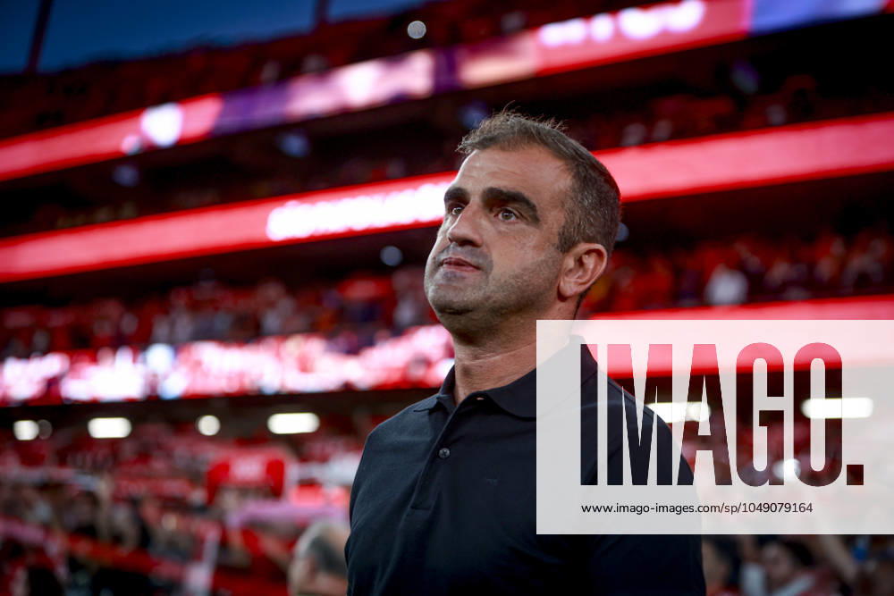 Filipe Martins head of Estrela Amadora during the Liga Portugal Betclic match between SL Benfica and CF Estrela Amadora at Estadio da Luz on August 24, 2024 in Lisbon, Portugal (Valter Gouveia SPP)