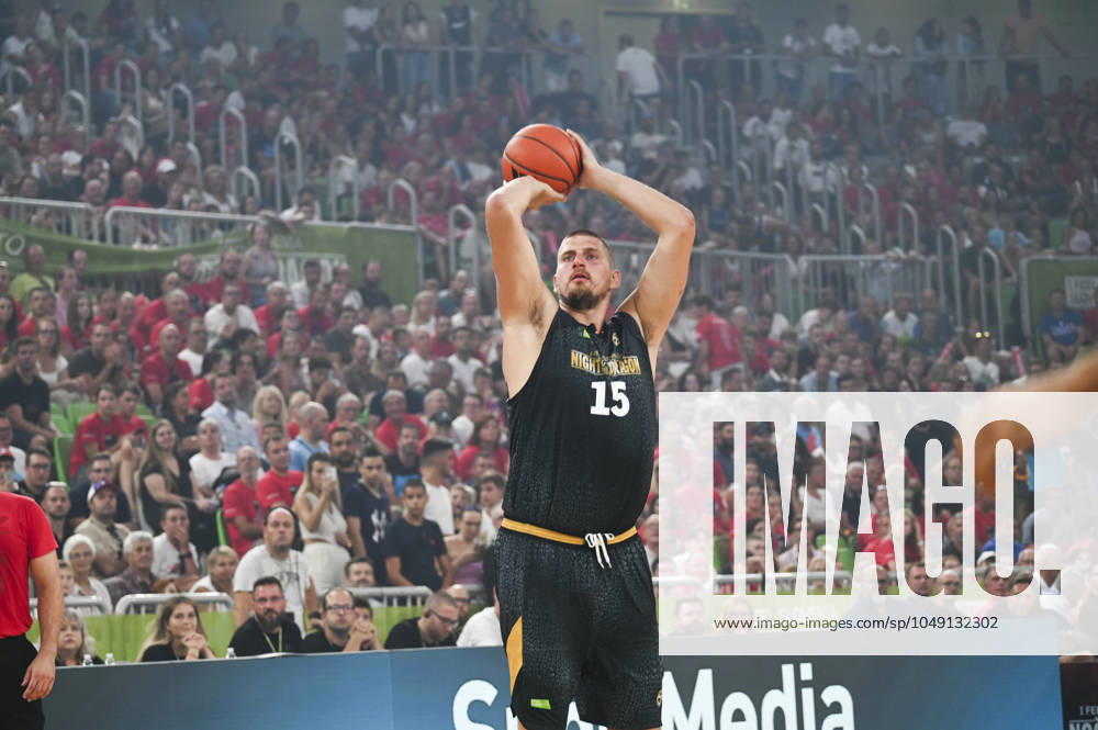 Nikola Jokic 24.08.2024 Goran Dragic s farewell game, I Feel Slovenia - Night of the Dragon, Stozice Hall, Ljubljana, Slovenia. Ljubljana Slovenia