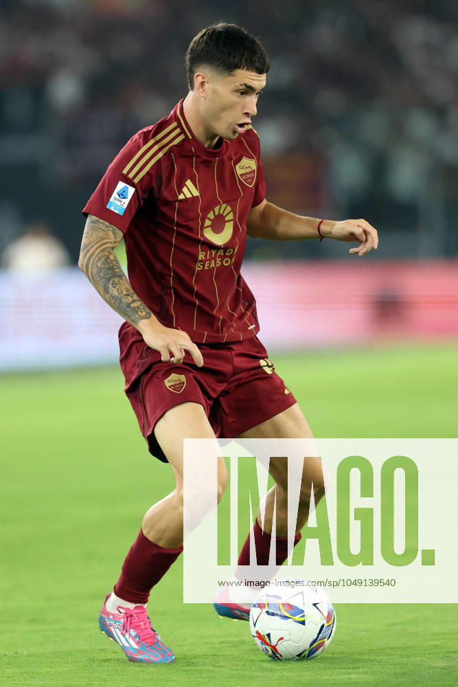 Rome, Italy 25.08.2024 : Matias Soule of Roma during Italian football championship Serie A Enilive 2024-2025 match AS Roma Vs Empoli FC at Stadio Olimpico in Rome on August 25, 2024.