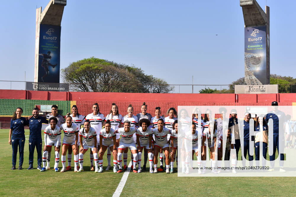 São Paulo x Grêmio Feminino SÃO PAULO, SP - 29.08.2024: SÃO PAULO X GRÊMIO FEMININO - São Paulo team during the match between São Paulo x Grêmio, second game of the quarter-finals of the 2024 Brazilian Women& 39;s Championship, this Thursday, (29) at the Canindé stadium, SP. (Photo: Roberto Casimiro Fotoarena) x2602302x RobertoxCasimiro