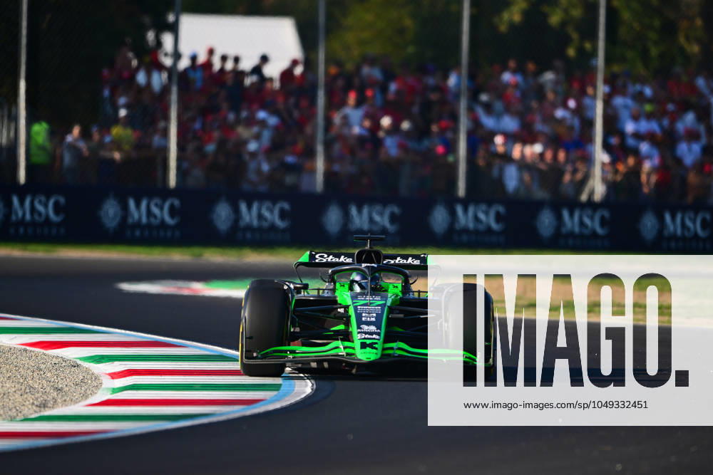 F1 Grand Prix of Italy - Practice Valtteri Bottas of Stake F1 Team drives his single-seater during free practice of the Italian GP, the 16th round of the Formula 1 World Championship, WM, Weltmeisterschaft in Autodromo Nazionale di Monza, Monza, Lombardy, Italy, on August 30, 2024. Monza Lombardy Italy