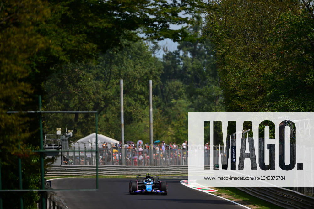 F1 Grand Prix of Italy - Qualifying Pierre Gasly of Alpine F1 Team drives his single-seater during qualifying of the Italian GP, the 16th round of the Formula 1 World Championship, WM, Weltmeisterschaft in Autodromo Nazionale di Monza, Monza, Lombardy, Italy, on August 31, 2024. Monza Lombardy Italy