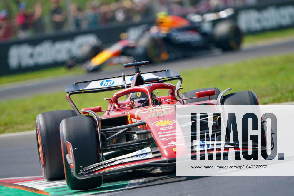 F1 Grand Prix of Italy - Qualifying Charles Leclerc of Monaco drives the (16) Scuderia Ferrari SF-24 during the FP3 of the Formula 1 Pirelli Gran Premio d Italia 2024 in Monza, Italy, on August 31, 2024. Monza Monza Italy