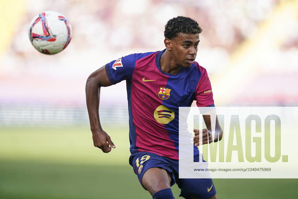 ESP: FC Barcelona, Barca v Real Valladolid. La Liga EA Sports. Date Lamine Yamal of FC Barcelona during the La Liga EA Sports match between FC Barcelona and Real Valladolid played at Lluis Companys Stadium on August 31, 2024 in Barcelona, Spain. kpng