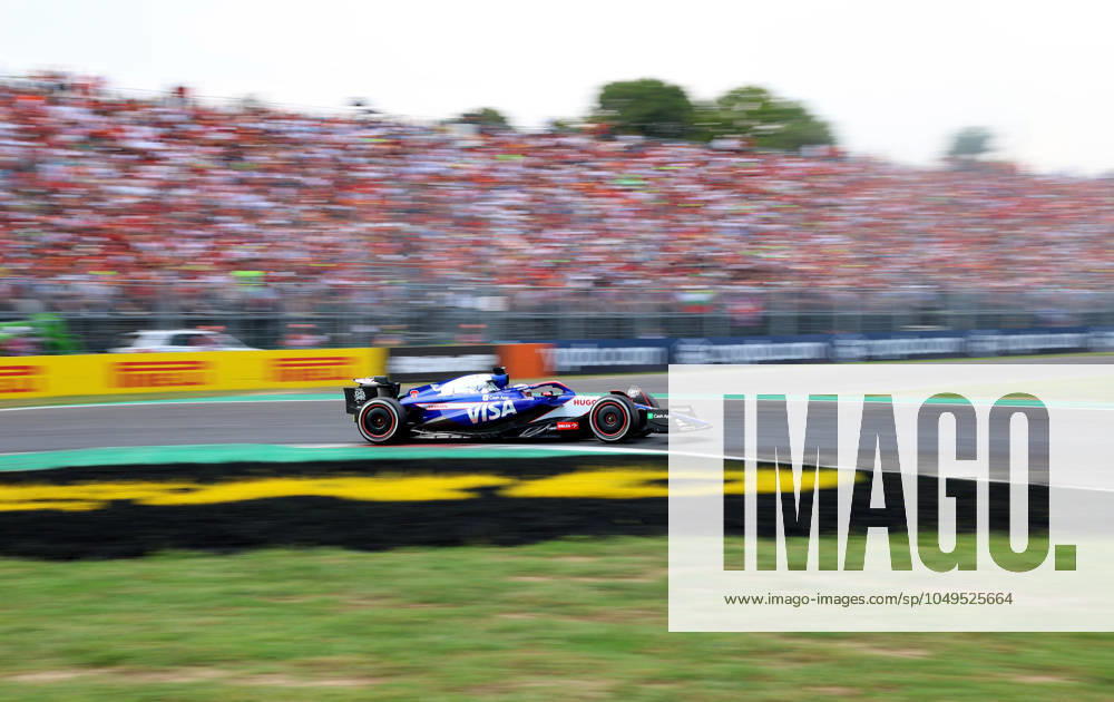 Motorsport FIA Formel 1, Großer Preis von Italien 2024, v.l. Daniel Ricciardo (Racing Bulls) Startnummer 03 Monza