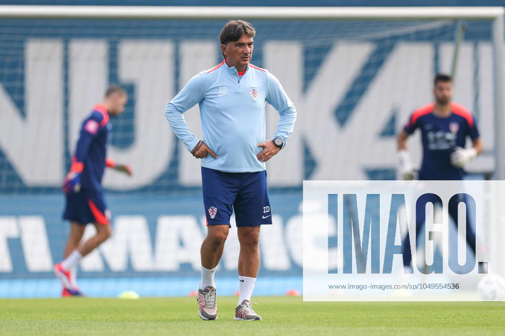 Fußball, Nationalteam Kroatien, Training Croatia training session Croatia Head Coach Zlatko Dalic is seen during a Croatia training session ahead UEFA Natios League match against Portugal, at Marksimir Stadiun on September 4, 2024, in Zagreb, Croatia. MatijaxHabljak PIXSELL