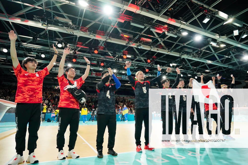 Japan team group, Mannschaftsbild, Totale SEPTEMBER 5, 2024 - Goalball : Mens Final Match between Ukraine 3-4 Japan at South Paris Arena during the Paris 2024 Paralympic Games in Paris, France. Noxthirdxpartyxsales (265524611)