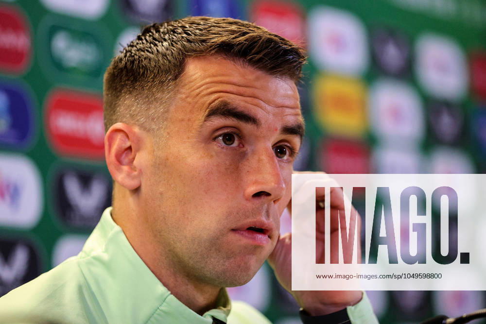 Republic of Ireland press conference, PK, Pressekonferenz Aviva Stadium, Dublin 6 9 2024 SÃ SÃ amus Coleman 6 9 2024