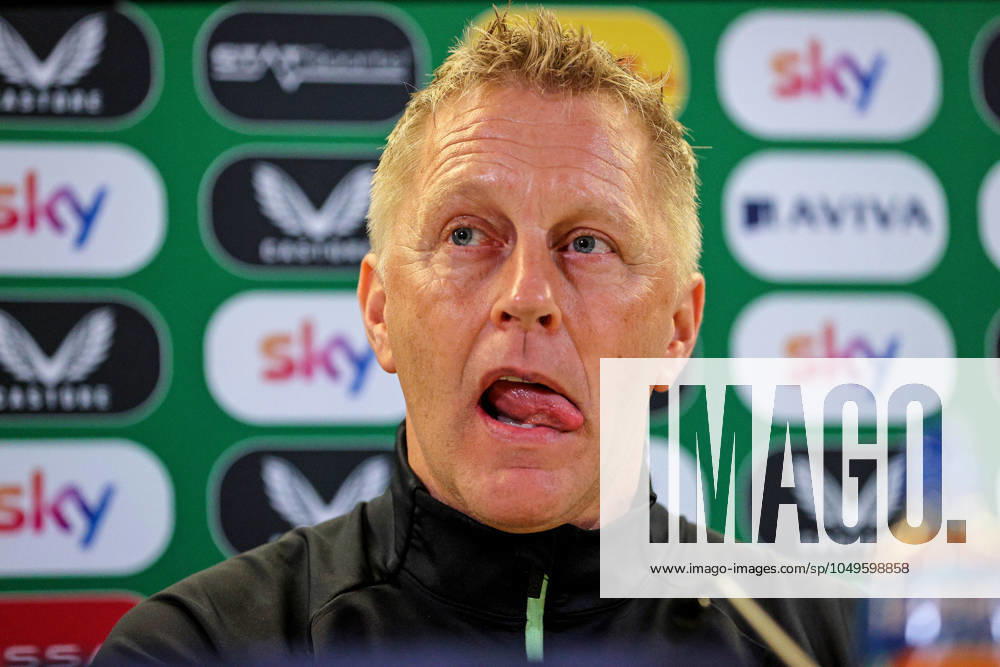 Republic of Ireland press conference, PK, Pressekonferenz Aviva Stadium, Dublin 6 9 2024 Manager Heimir Hallgrimsson Heimir Hallgrimsson 6 9 2024