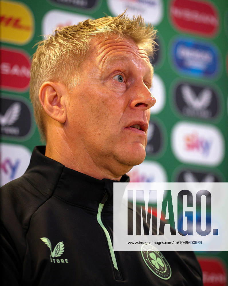 Republic of Ireland press conference, PK, Pressekonferenz Aviva Stadium, Dublin 6 9 2024 Head Coach Heimir Hallgrimsson Heimir Hallgrimsson 6 9 2024
