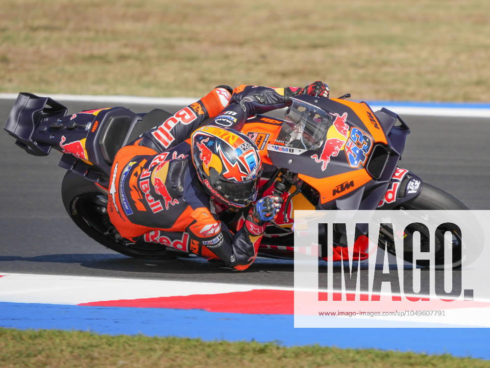 43 Jack Miller (Aus-Red Bull KTM Factory Racing) during the Gran Premio Red Bull di San Marino e della Riviera di Rimini Free Practice Motogp Friday, MotoGp of San Marino at Misano World Circuit Marco Simoncelli in Misano Adriatico on September 6, 2024 in Misano Adriatico, Italy.