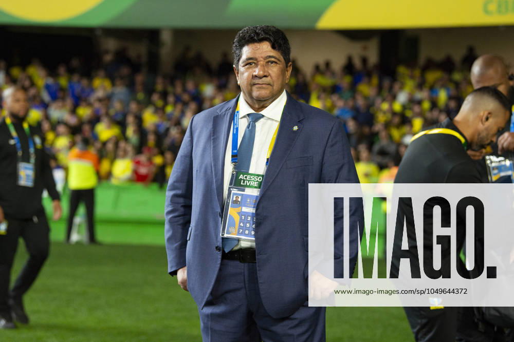 Couto Pereira Stadium CURITIBA, BRAZIL - SEPTEMBER 6: CBF President Ednaldo Rodrigues prior to the FIFA World Cup, WM, Weltmeisterschaft, Fussball 2026 Qualifier match between Brazil and Ecuador at Couto Pereira Stadium on September 6, 2024 in Curitiba, Brazil. (Photo by Anderson Lira SPP) (Anderson Lira SPP)