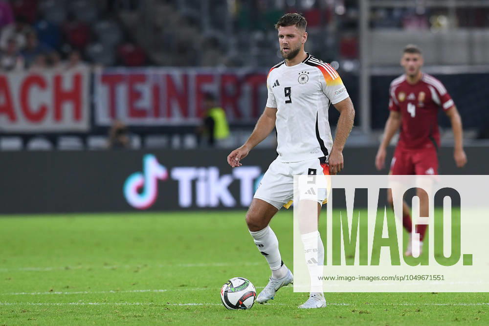 Fußball UEFA Nations League Deutschland - Ungarn am 07.09.2024 in der Merkur Spiel-Arena in Düsseldorf Niclas Füllkrug ( Deutschland ) DFB regulations prohibit any use of photographs as image sequences and or quasi-video.
