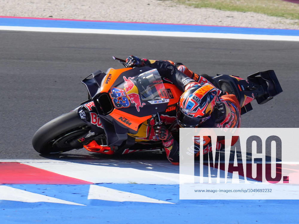 43 Jack Miller (Aus-Red Bull KTM Factory Racing) during the Gran Premio Red Bull di San Marino e della Riviera di Rimini Sprint Race Motogp Saturday, MotoGp of San Marino at Misano World Circuit Marco Simoncelli in Misano Adriatico on September 7, 2024 in Misano Adriatico, Italy.