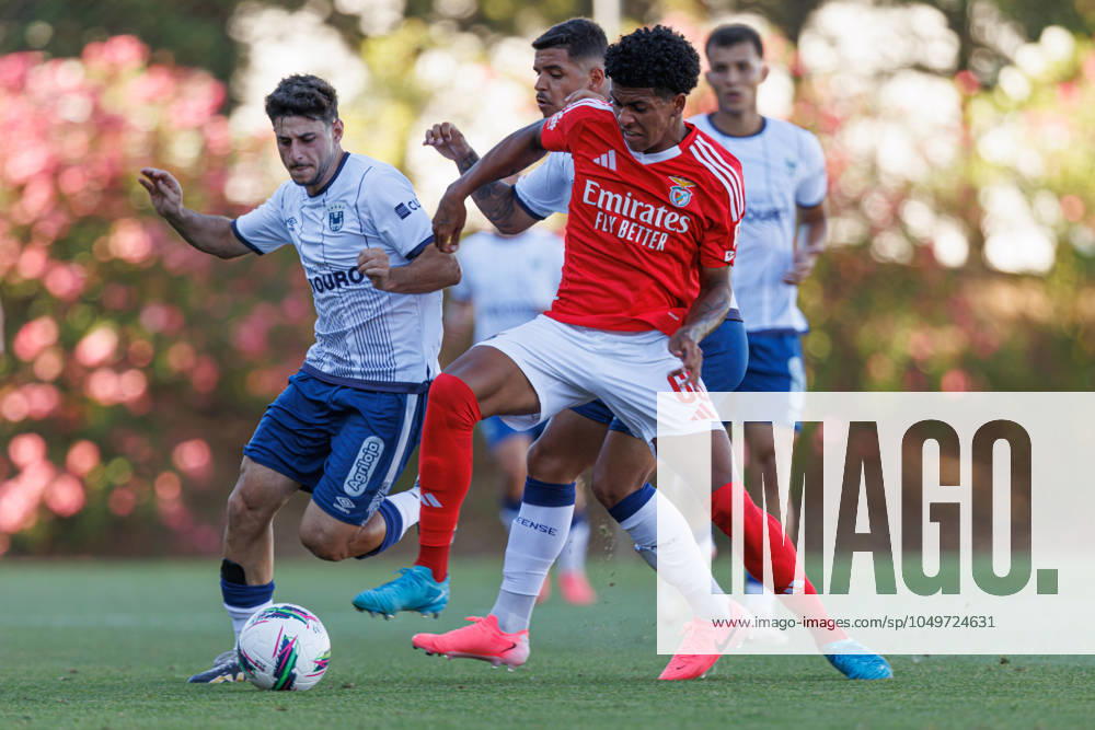 Joshua Wynder seen during Liga Portugal 2 game between teams of SL Benfica B and SCU Torreense at Benfica Campus Seixal Benfica Campus Portugal