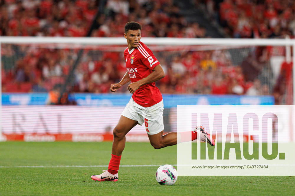 Alexander Bah seen during Liga Portugal game between teams of SL Benfica and CF Estrela Amadora at Estadio Da Luz (Maciej Rogowski) Lisbon Estadio Da Luz Portugal