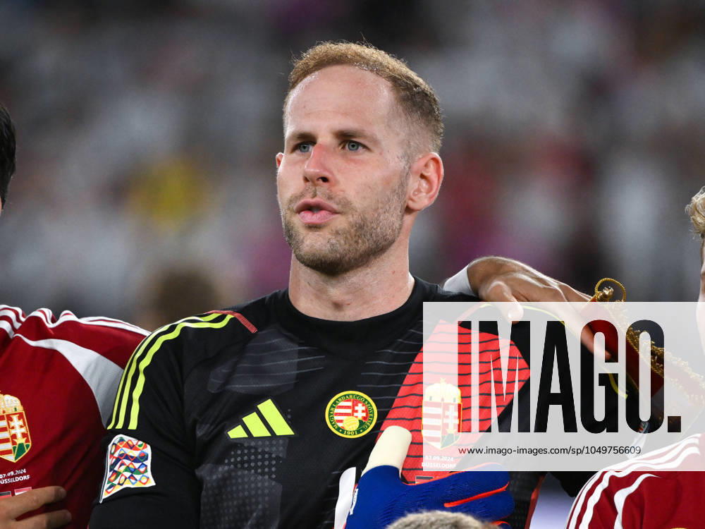 Torwart PÃ ter Gulacsi (Ungarn), Peter Gulacsi 07.09.2024, UEFA Nationa League 2024 2025, 1. Spieltag, Deutschland - Ungarn 5:0 Düsseldorf Merkus-Spiel-Arena Nordrhein Westfalen Deutschland