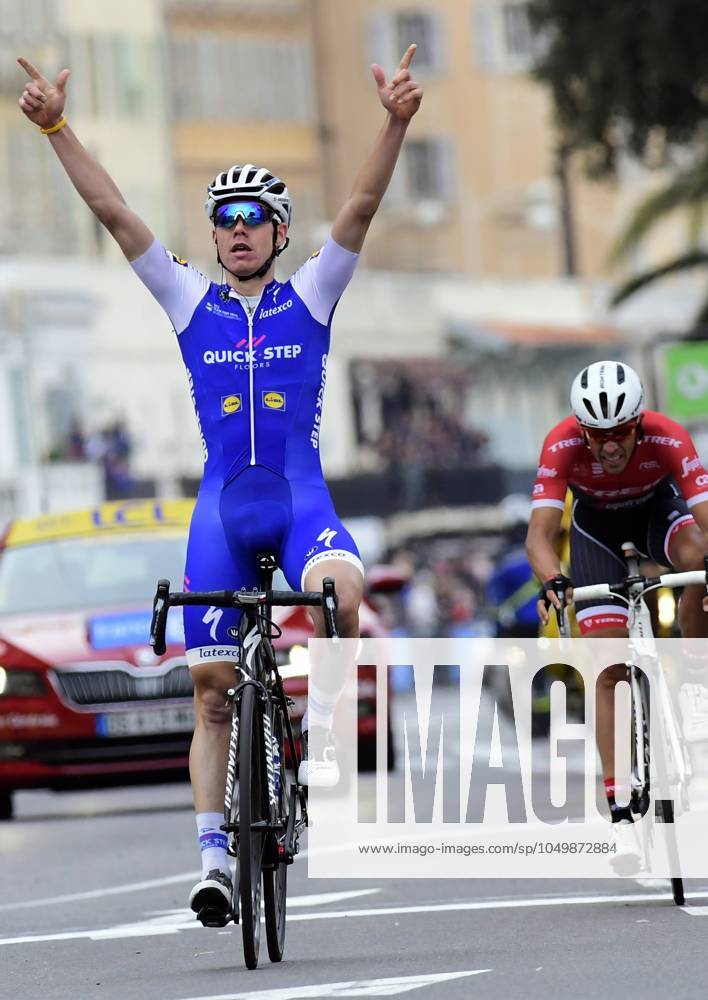 Paris - Nice 2017 - stage 8 Nice, FRANCE - MARCH 12 : DE LA CRUZ MELGAREJO David (ESP) Rider of Quick-Step Floors Cycling team, CONTADOR Alberto (ESP) Rider of Trek - Segafredo during stage 08 of the 75th edition of the Paris - Nice cycling race, a stage of 115,5 km with start and finish in Nice on on March 12, 2017 in Nice, France, 12 03 2017 Nice France