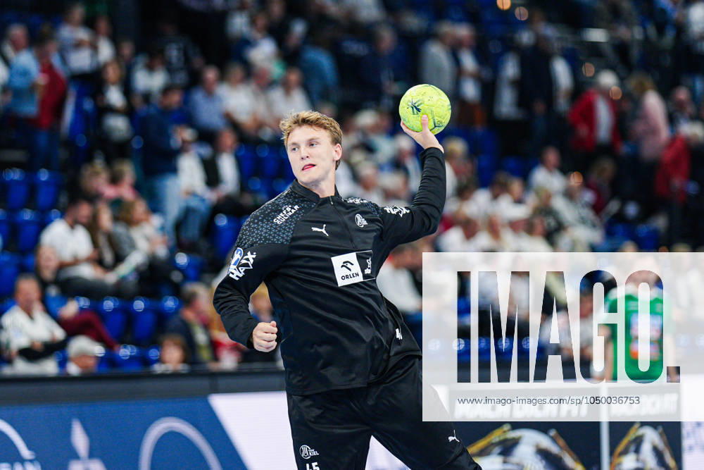 Emil Wernsdorf Madsen (THW Kiel, 45) GER, THW Kiel vs. Frisch Auf! Goeppingen, Handball, Bundesliga, Spieltag, 2, Saison 2024 2025, 12.09.2024 GER, THW Kiel vs. Frisch Auf! Goeppingen, Handball, Bundesliga, Spieltag, 2, Saison 2024 2025, 12.09.2024 Kiel