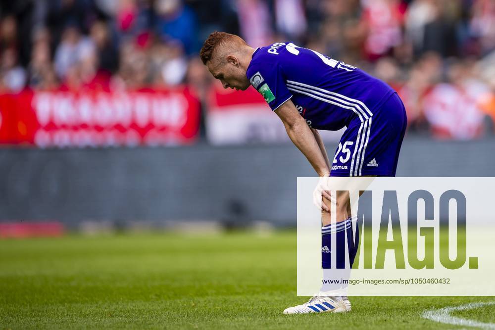 Royal Antwerp v RSC Anderlecht - Jupiler Pro League Play-Offs 1 ANTWERPEN, BELGIUM - MAY 12 : Adrien Trebel midfielder of Anderlecht during the Jupiler Pro League match between Royal Antwerp FC and RSC Anderlecht on May 12, 2019 in Antwerpen, Belgium, 12 05 2019 ( Photo Gregory Van Gansen Photonews ) Antwerpen Belgium