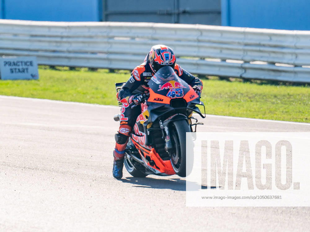 43 Jack Miller (Aus-Red Bull KTM Factory Racing) during the Gran Premio Pramac dell Emilia Romagna Free Practice Motogp Friday, MotoGp of Emilia Romagna at Misano World Circuit Marco Simoncelli in Misano Adriatico on September 20, 2024 in Misano Adriatico, Italy.
