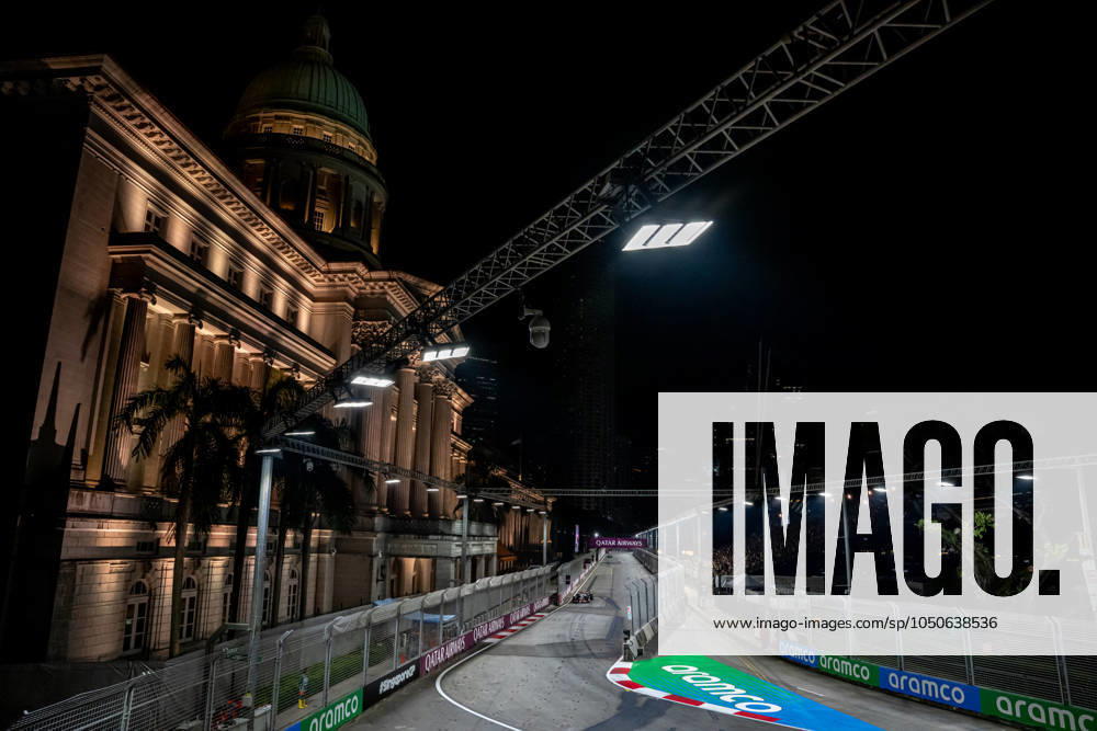 MARINA BAY, SINGAPORE: Nico Hulkenberg, racing for the Haas F1 team during the 2024 Formula 1 Singapore Grand Prix at the Marina Bay Street Circuit in Marina Bay, Singapore