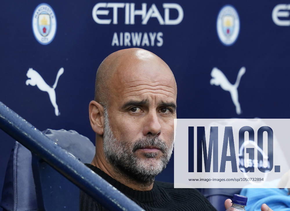 Manchester, England, 22nd September 2024. Josep Guardiola coach of Manchester City during the Premier League match at the Etihad Stadium, Manchester. Picture credit should read: Andrew Yates Sportimage . SPI-3327-0002