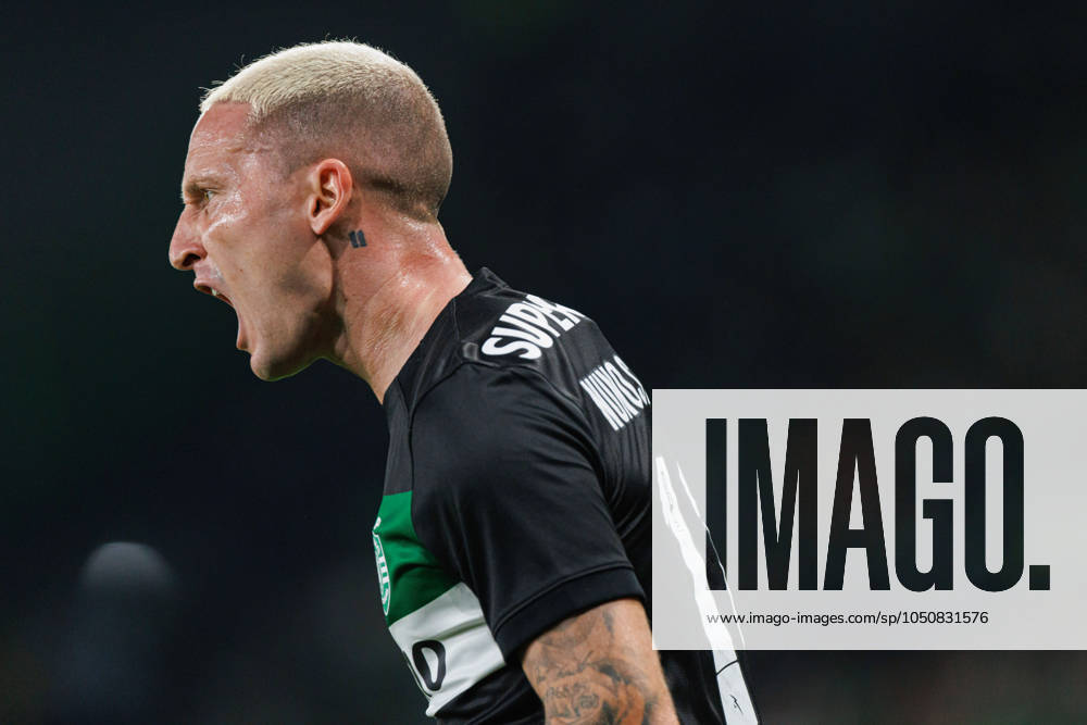 Sporting CP Vs AVS Futebol SAD in Lisbon - 22 Sept 2024 Nuno Santos (Sporting CP) seen in action during the Liga Portugal game between teams of Sporting CP and AVS Futebol SAD at Estadio Jose Alvalade. final score 3:0 Lisbon Portugal