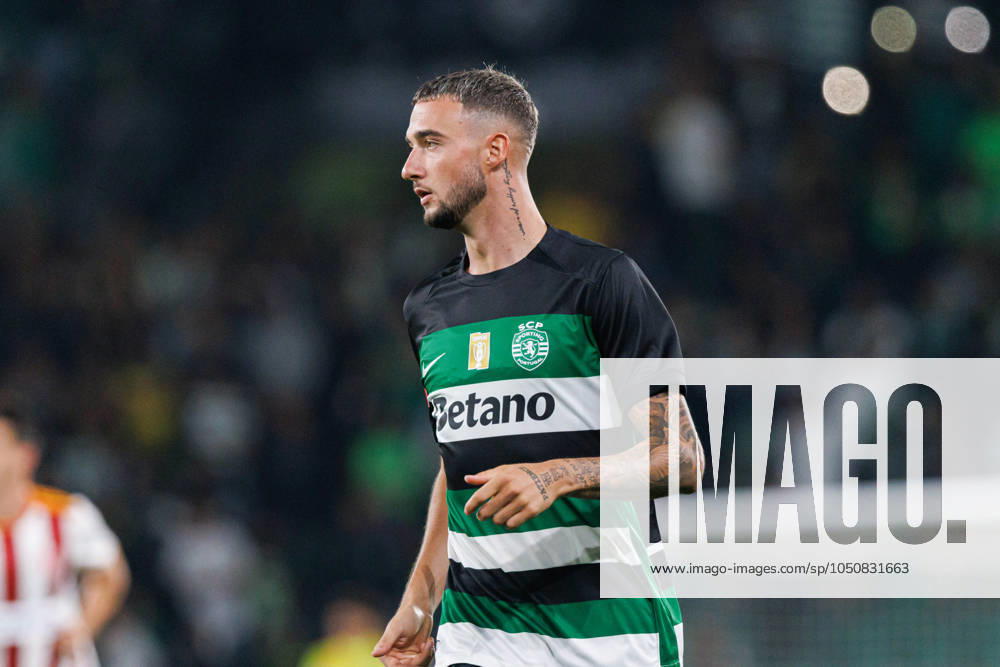 Sporting CP Vs AVS Futebol SAD in Lisbon - 22 Sept 2024 Zeno Debasst (Sporting CP) seen in action during the Liga Portugal game between teams of Sporting CP and AVS Futebol SAD at Estadio Jose Alvalade. final score 3:0 Lisbon Portugal