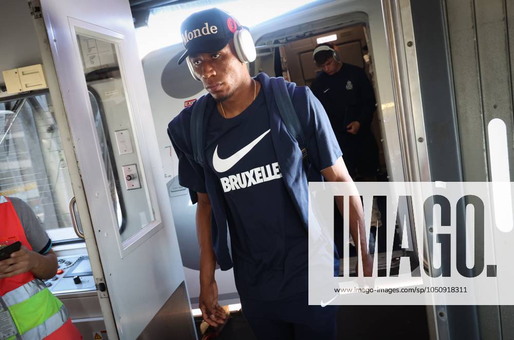 Union s Kevin Rodriguez pictured during the arrival of the Belgian soccer team Royale Union Saint-Gilloise in Istanbul, Turkey, on Wednesday 25 September 2024. The team prepares for tomorrow s match against Turkish team Fenerbahce, on the opening day of the League phase of the UEFA Europa League tournament. VIRGINIExLEFOUR x101357583x