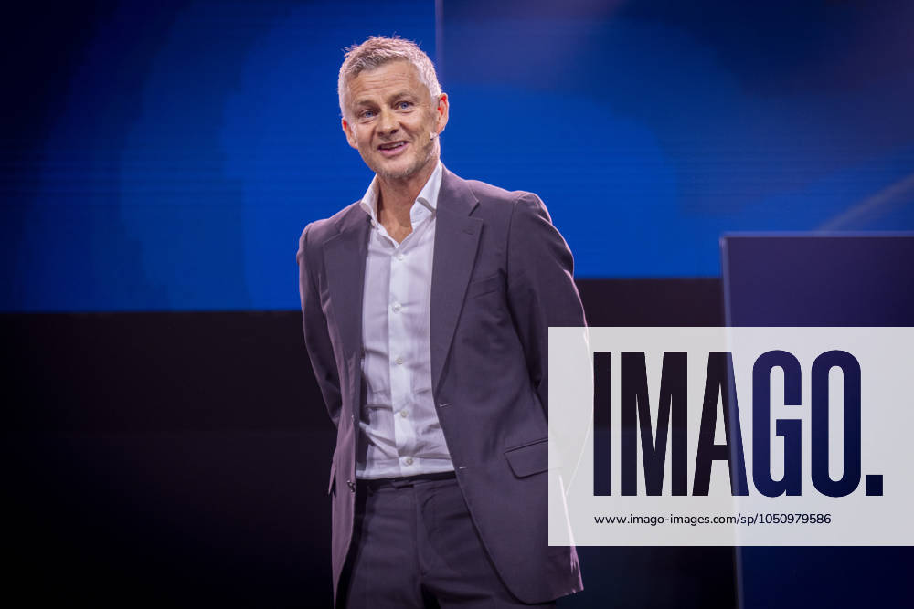 Oslo Business Forum 2024 Lillestrom 20240926 Former soccer player and coach Ole Gunnar Solskjaer talks about talent management during Oslo Business Forum at Nova Spektrum in Lillestrom Photo Heiko Junge NTB Lillestrom Norway RESTRICTED USE FOR BETTING COMPANIES